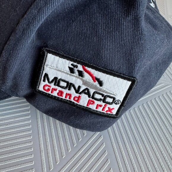 MONACO Grand Prix Hat Strapback Baseball Blue Cap Retro Dad Trucker - Picture 5 of 10